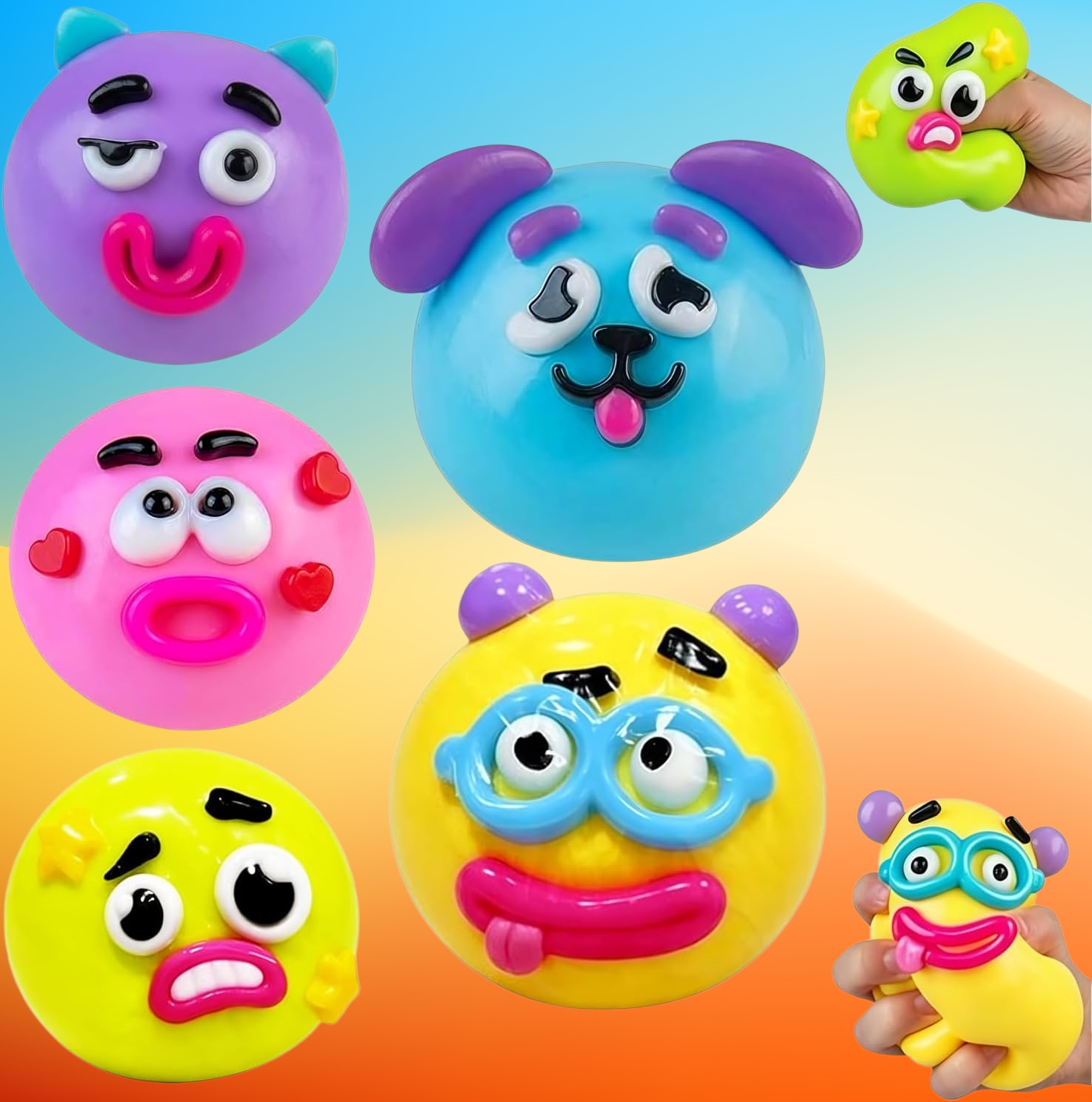 smushers squishy 5pcs 1 smushers squishy 5pcs